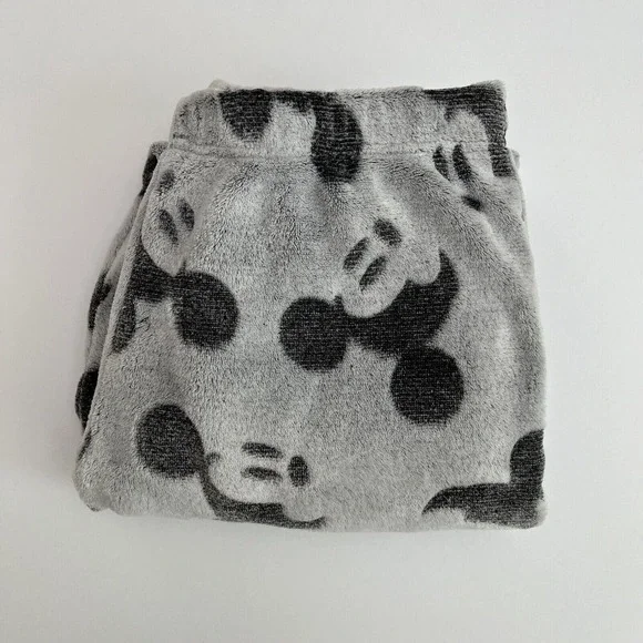Disney Mickey Mouse Women's Grey Pajama Bottoms, Disney PJs, Mickey Mouse PJs P3 - Picture 6 of 6